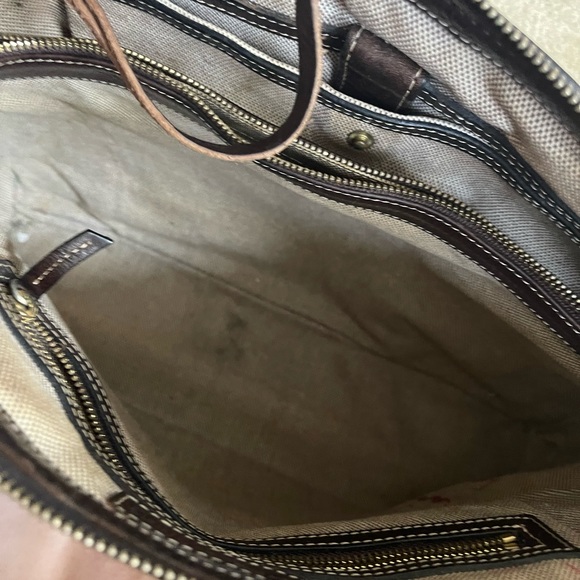 COPY - Dooney & Bourke Genuine Florentine Vacchetta dark brown leather satchel,… - Picture 11 of 12